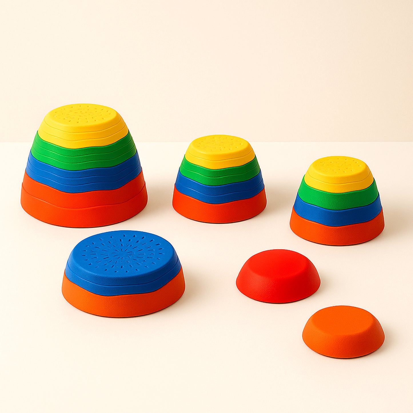 Piedras de Río Sensoriales de Equilibrio