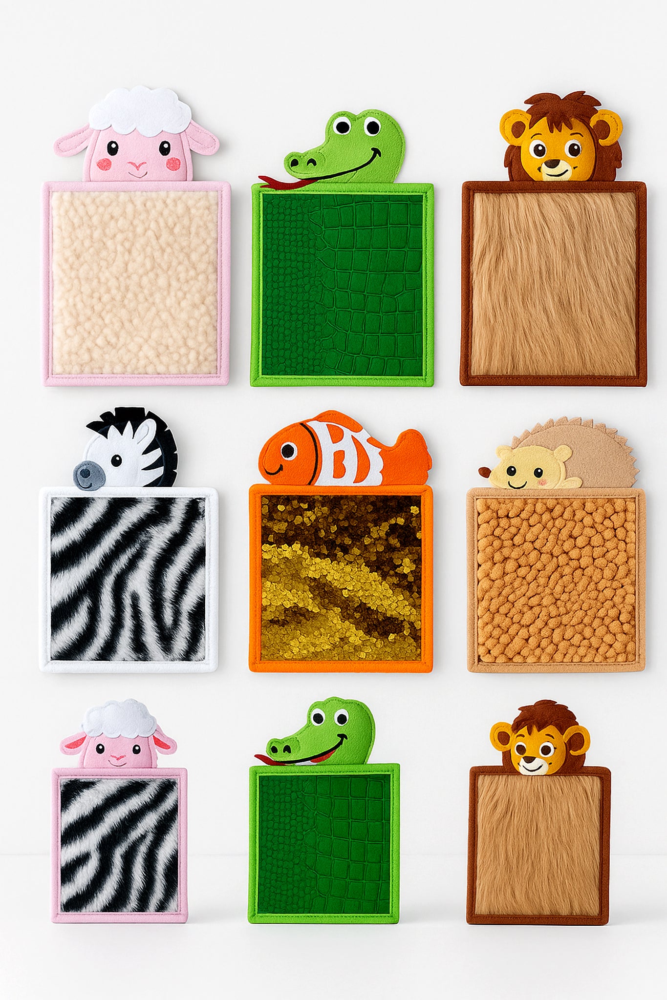 Mini Alfombrillas Animales Sensoriales “Textura & Color”