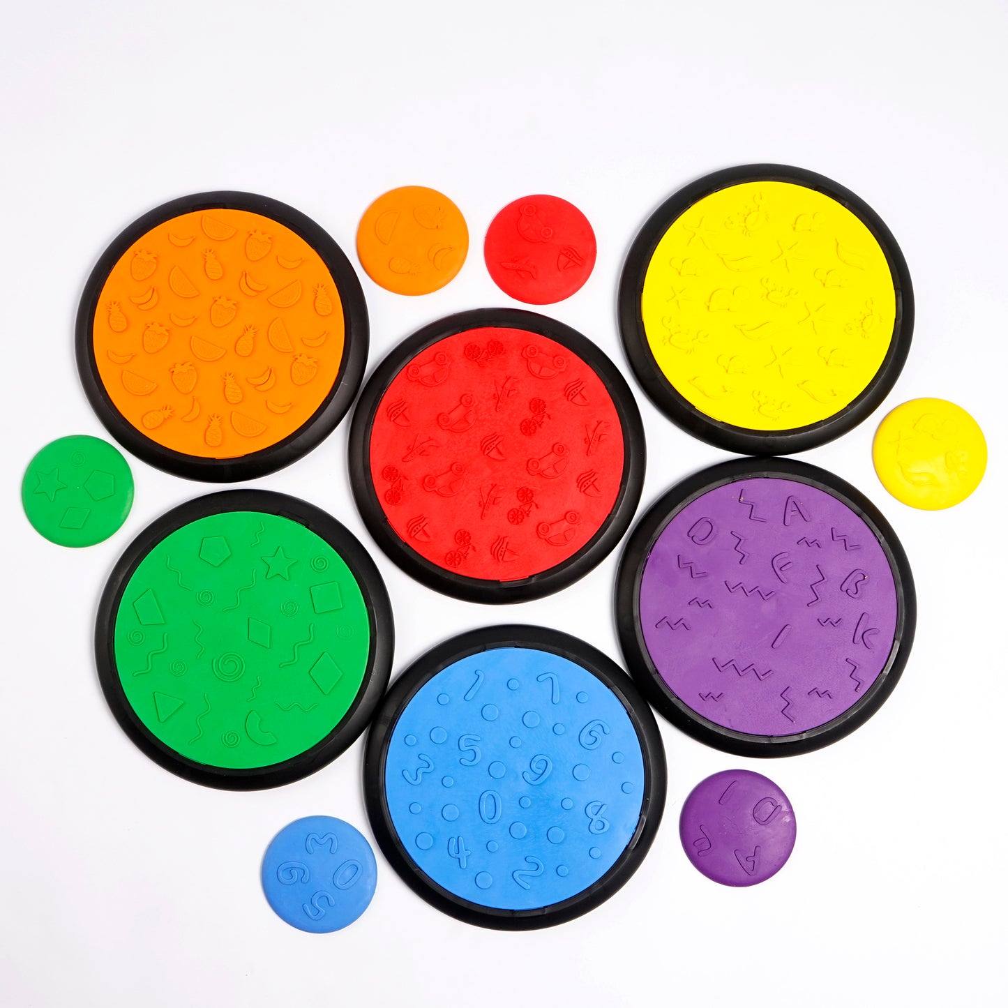 Disco Sensorial Táctil “SensorySteps” colores vivos