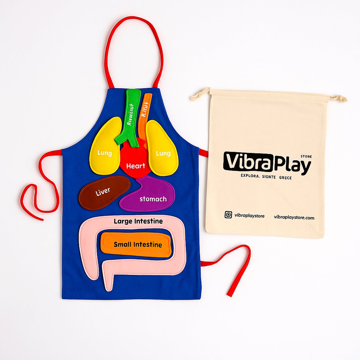 Delantal Montessori “Mi Cuerpo en 3D”