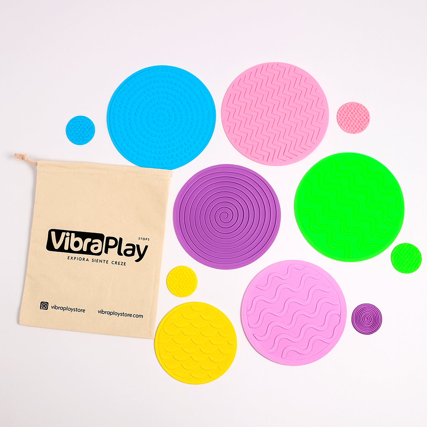 Discos Circulares Sensoriales de Emparejamiento 25 cm