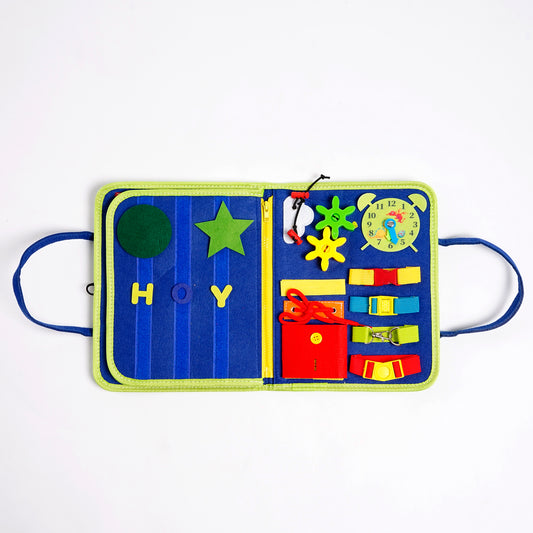 Maletín Sensorial Montessori “Busy Pages”