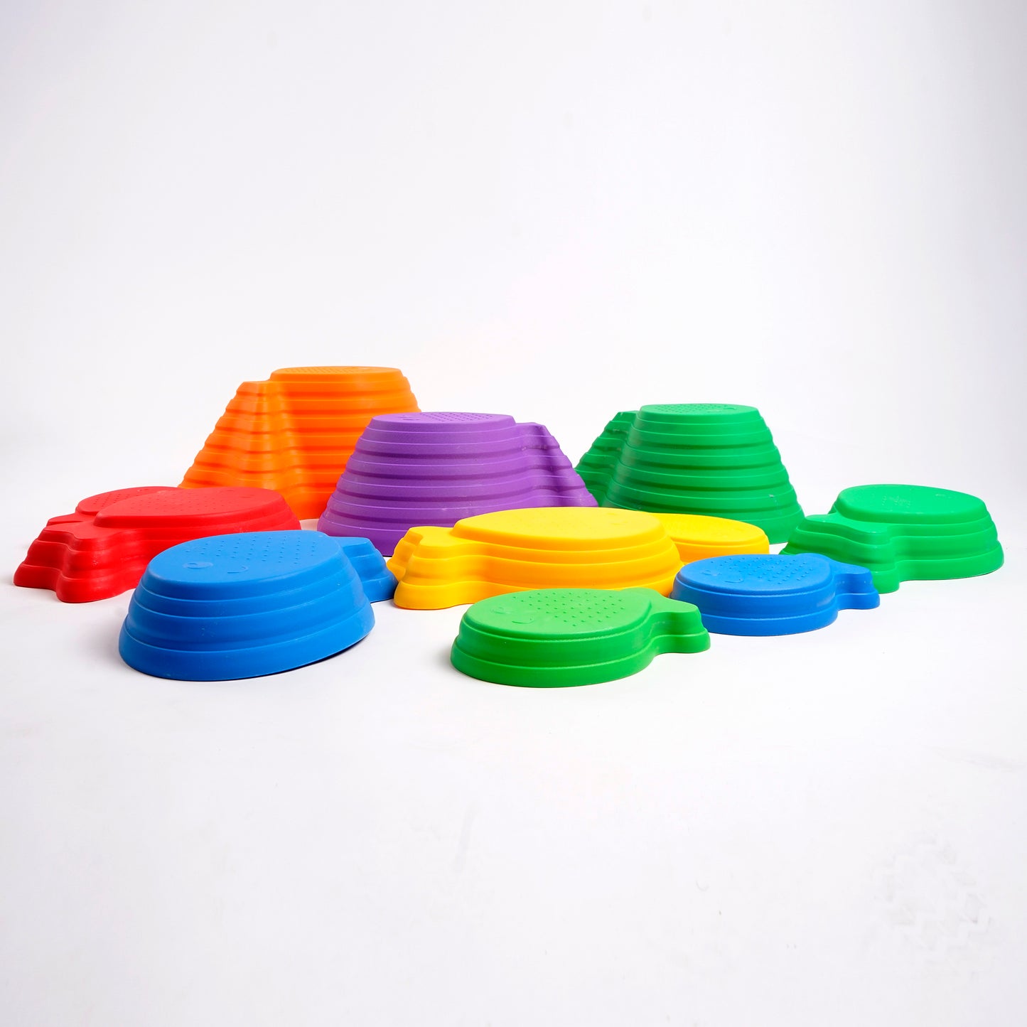 Piedras Sensoriales de Equilibrio con Forma de Pez