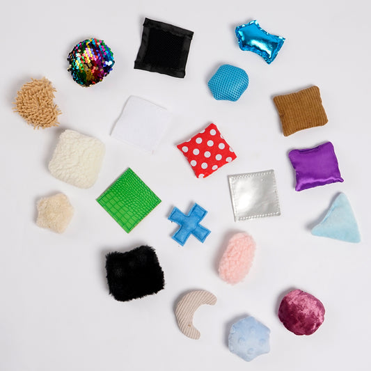 Kit 15 Mini Alfombrillas Sensoriales Multi-Textura